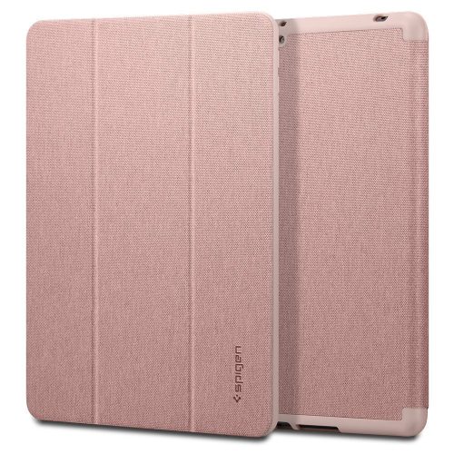 Apple iPad 10.2 (2019 / 2020 / 2021), Skladacie puzdro, Smart Case, Spigen Urban Fit, červenozlatá