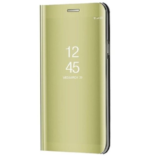 Samsung Galaxy Xcover Pro SM-G715F, puzdro s bočným otváraním a indikátorom hovoru, Smart View Cover, zlaté (náhradný trh)