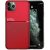 Samsung Galaxy A21 SM-A210F, silikónové puzdro, stredne odolné proti nárazu, kompatibilné s magnetickým držiakom, karbónový vzor, Wooze Carbon, červená farba
