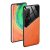 Samsung Galaxy M51 SM-M515F, silikónové puzdro, koža a zadná strana z plexiskla, stredne odolné voči nárazom, kompatibilné s magnetickým držiakom, Wooze Texture, oranžová farba