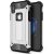 Samsung Galaxy A22 4G SM-A225F, Plastový zadný kryt, Defender, metalický efekt, strieborný