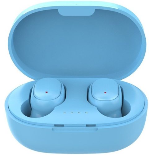 Bluetooth stereo slúchadlá do uší, v5.0, TWS, nabíjací dok, ovládacie tlačidlo, potlačenie šumu, vodotesné, Wooze EarBuds Pro, modré