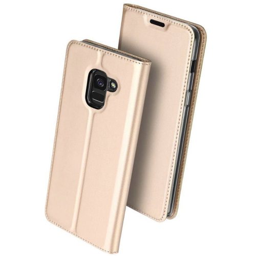 Huawei P40, bočné otváracie puzdro, stojan, Dux Ducis, zlatá