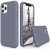 Apple iPhone 5 / 5S / SE, silikónové puzdro, Wooze Liquid Silica Gel, leandrová sivá