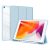 Apple iPad 10.2 (2019 / 2020 / 2021), Folder Case, Smart Case, päta so vzduchovým tlmením, stredne odolná proti nárazom, s držiakom Apple Pencil, priehľadná zadná strana, Dux Ducis Toby, modrá
