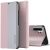 Huawei P40 Pro, bočné otváracie puzdro a stojan, Wooze Silver Line, ružová