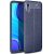 Samsung Galaxy Xcover 5 SM-G525F, silikónové puzdro, kožený efekt, vzor švov, tmavomodrá