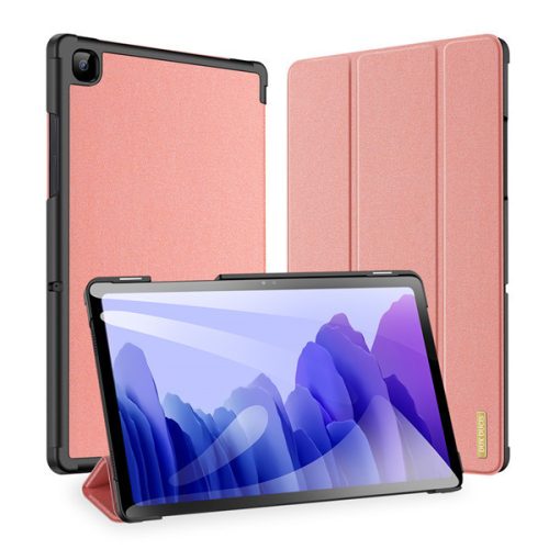 Samsung Galaxy Tab A7 10.4 (2020) SM-T500 / T505, puzdro na zakladače, Trifold, Dux Ducis Domo, ružové