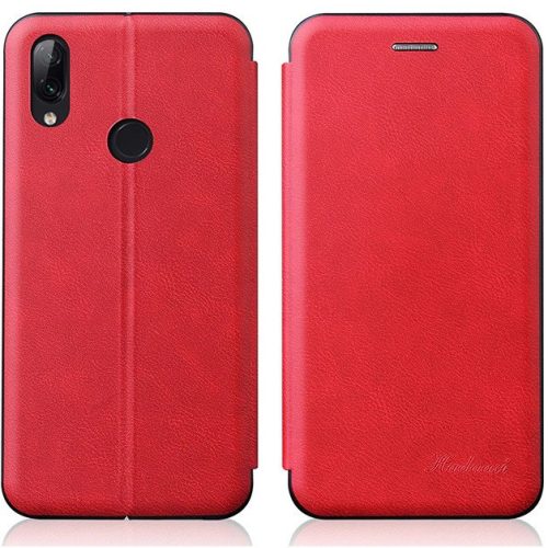Huawei P20 Lite, bočné otváracie puzdro a stojan, Wooze Protect And Dress Book, červená