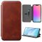 Xiaomi Mi 10 5G / 10 Pro 5G, bočné puzdro, stojan, Wooze Protect And Dress Book, hnedé