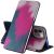 Samsung Galaxy A02 SM-A022F, bočné otváracie puzdro, stojan, vzorka farby, Wooze Flashy Colors, farba/fialová