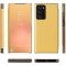 Samsung Galaxy M31 SM-M315F, bočné otváracie puzdro, stojan s indikátorom hovoru, kevlarový vzor, Wooze Smart View Cover Carbon, žltá