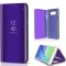 Samsung Galaxy M52 5G SM-M526B, Puzdro s bočným otváraním a indikátorom hovoru, kryt Smart View Cover, fialový (náhradný trh)