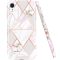 Samsung Galaxy A02 SM-A022F, silikónové puzdro, polygonálny mramorový vzor, Wooze Geometric Marble, farba/biela