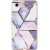 Samsung Galaxy M52 5G SM-M526B, silikónové puzdro, mnohouholníkový mramorový vzor, Wooze Geometric Marble, farba/modrá