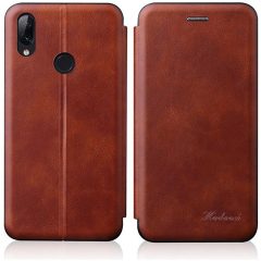   Huawei Honor 30 Pro / 30 Pro Plus, bočné otváracie puzdro, stojan, Wooze Protect And Dress Book, hnedá