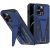 Samsung Galaxy A11 / M11 SM-A115F / M115F, Plastový zadný kryt so silikónovým vnútrom, stredne odolný proti nárazu, s podporou, Wooze Supportive Care, modrý
