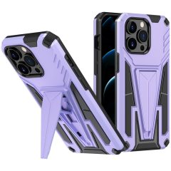   Xiaomi Poco M3, Plastový zadný kryt so silikónovým vnútrom, stredne odolný voči nárazom, s podporou, Wooze Supportive Care, fialový