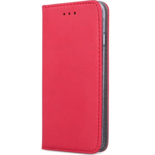 Motorola Moto G22 / E32 / E32s, bočné puzdro, stojan, Smart Magnet, červená