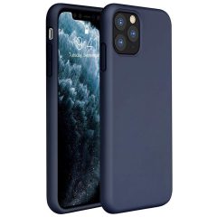   Xiaomi 12 Lite, silikónové puzdro, Wooze Liquid Silica Gel, tmavomodrá