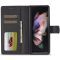 Samsung Galaxy Z Fold4 5G SM-F936B, puzdro s bočným otváraním, stojan, magnetické zapínanie, TP Wallet, čierna