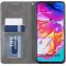 Apple iPhone 14 Pro Max, Bočné otváracie puzdro, stojan, geometrický vzor, Wooze DesignBook, sivá