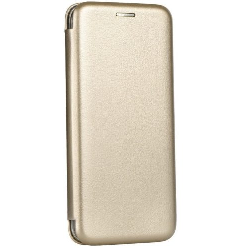 Apple iPhone 14 Pro, puzdro s bočným otváraním, stojan, Forcell Elegance, zlatá farba