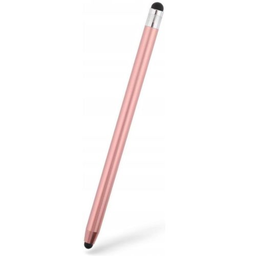Univerzálne pero, hliníkové, (pre akýkoľvek kapacitný displej), obojstranné, dotykové stylus Pen, červeno-zlaté