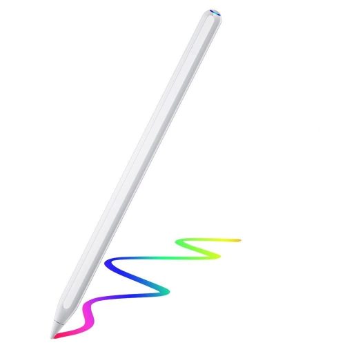 Univerzálne pero, pre Apple iPad 2018 alebo novší, magnetické, Digital Stylus Stylus Pen-2, biele