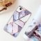 Samsung Galaxy S23 Ultra SM-S918, silikónové puzdro, mnohouholníkový mramorový vzor, Wooze Geometric Marble, farba/modrá