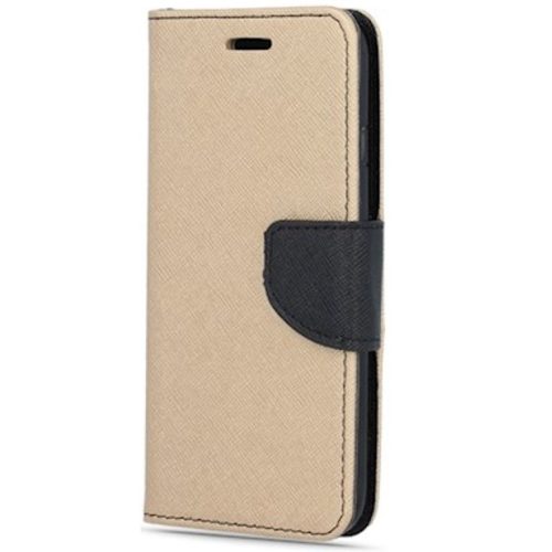 Samsung Galaxy S23 SM-S911, bočné puzdro Fancy Book, stojan, zlatá/čierna