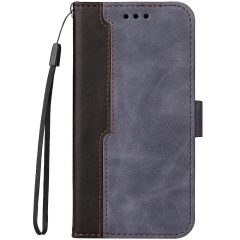   Apple iPhone 11 Pro, bočné otváracie puzdro, stojan, držiak na karty, remienok na zápästie, Wooze Colour Wallet, sivá