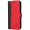 Samsung Galaxy A02 SM-A022F, puzdro s bočným otváraním, stojan s držiakom kariet a remienkom na zápästie, Wooze Colour Wallet, červená