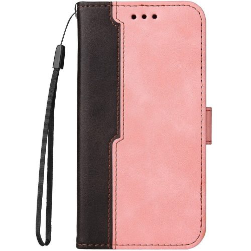 Samsung Galaxy A23 4G / A23 5G SM-A235F / A236U, puzdro s bočným otváraním, stojan, s držiakom kariet a remienkom na zápästie, Wooze Colour Wallet, ružová