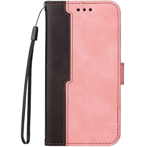 Samsung Galaxy A51 SM-A515F, bočné otváracie puzdro, stojan s držiakom kariet a remienkom na zápästie, Wooze Colour Wallet, ružová