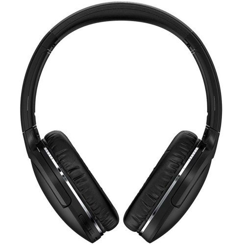 Stereo slúchadlá Bluetooth, v5.0, mikrofón, 3,5 mm, funkčné tlačidlo, ovládanie hlasitosti, potlačenie šumu, skladacie, teleskopická čelenka, Baseus Encok D02 Pro, čierna