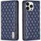 Samsung Galaxy S20 Ultra 5G SM-G988, bočné otváracie puzdro, stojan s držiakom na karty, 3D diamantový vzor, Wooze Pillow, modré