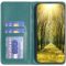 Motorola Moto G22 / E32 / E32s, bočné otváracie puzdro, stojan s držiakom na karty, 3D diamantový vzor, Wooze Pillow, zelené