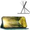 Motorola Moto G22 / E32 / E32s, bočné otváracie puzdro, stojan s držiakom na karty, 3D diamantový vzor, Wooze Pillow, zelené