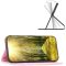 Motorola Moto G42, bočné otváracie puzdro, stojan s držiakom na karty, 3D diamantový vzor, Wooze Pillow, ružová