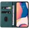 OnePlus 9, puzdro s bočným otváraním, stojan, držiak na karty, remienok na zápästie, Wooze Business Plus, zelená