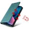 OnePlus 9, puzdro s bočným otváraním, stojan, držiak na karty, remienok na zápästie, Wooze Business Plus, zelená