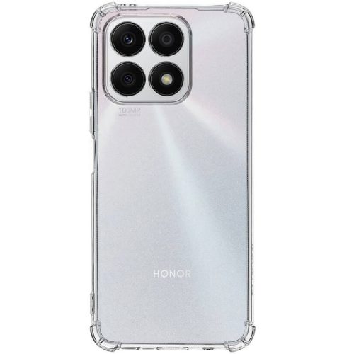 Huawei Honor X8a, silikónové puzdro s rohom, Tactical TPU Plyo, priehľadné