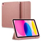 Apple iPad 10.9 (2022) / iPad 11 (2025), puzdro na priečinky, Smart Case, Spigen Urban Fit, červenozlaté