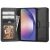 Samsung Galaxy A54 5G SM-A546B, puzdro s bočným otváraním, stojan s magnetickým zapínaním, TP Wallet, čierne