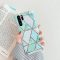 Huawei P60 / P60 Pro, silikónové puzdro, polygonálny mramorový vzor, Wooze Geometric Marble, farba/zelená