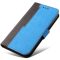 Huawei Honor 90 Lite, puzdro s bočným otváraním, stojan, držiak na karty, remienok na zápästie, Wooze Colour Wallet, modrá