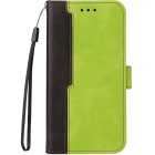 Huawei Honor 90 Lite, puzdro s bočným otváraním, stojan, držiak na karty, remienok na zápästie, Wooze Colour Wallet, zelená