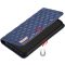 Huawei Nova 11 / 12S / 12 Lite, bočné otváracie puzdro, stojan s držiakom na karty, 3D diamantový vzor, Wooze Pillow, modré
