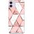 Xiaomi Redmi 12 4G / 12 5G / Note 12R, silikónové puzdro, polygonálny mramorový vzor, Wooze Geometric Marble, farba/ružová